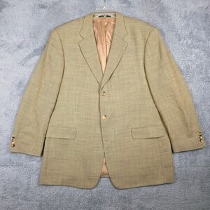 Hugo Boss Blazer Mens 46R Tan Loro Piana Wool Da Vinci Sport Coat Two Button